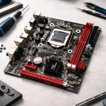 Placa Mãe H81 Lga1150 Ddr3 Intel M.2 Nvme Micro Atx