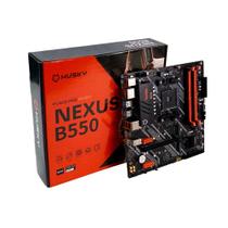 Placa-Mãe Husky Nexus B550, M.2 NVMe, DDR4 3200MHz, Ryzen 5000/3000, Micro-ATX, HDMI/DP, 64GB Dual Channel - HPM550 Placa-Mãe Husky Nexus B550, M.2 NVMe, DDR4 3200MHz, Ryzen 5000/3000, Micro-ATX, HDMI/DP, 64GB Dual Channel - HPM550