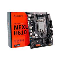 Placa-Mãe Husky Nexus H610, LGA 1700, 12ª/13ª Gen, M.2 NVMe/SATA, DDR4 3200MHz, Micro-ATX, HDMI/VGA - HPM610 Placa-Mãe Husky Nexus H610, LGA 1700, 12ª/13ª Gen, M.2 NVMe/SATA, DDR4 3200MHz, Micro-ATX, HDMI/VGA - HPM610