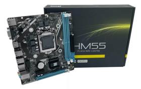 Placa Mãe Intel Lga 1156 H55 - P/ I3 I5 I7 Com Hdmi - Nova
