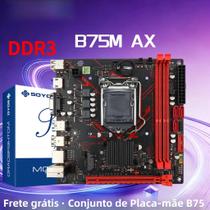Placa-mãe Intel LGA1155 SOYO B75M DDR3 8G PCIE3.0x8 M.2 SATA2.0 Para Jogos Placa-mãe Intel LGA1155 SOYO B75M DDR3 8G PCIE3.0x8 M.2 SATA2.0 Para Jogos