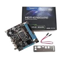 Placa Mãe Lga 1155 H61 Ddr3 16gb Hdmi I3 I5 I7 2ª 3ª Geração