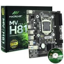 Placa Mãe Macrovip MV-H81 Socket LGA 1150 VGA DDR3