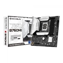 Placa Mãe MAXSUN Terminator B760M D4 V2, Chipset B760, Intel LGA 1700, m-ATX, DDR4 Placa Mãe MAXSUN Terminator B760M D4 V2, Chipset B760, Intel LGA 1700, m-ATX, DDR4