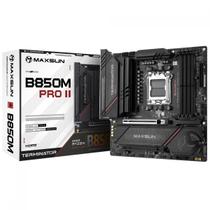 Placa Mãe Maxsun Terminator B850M Pro II WiFi7, Chipset B850, AMD AM5, mATX, DDR5 Placa Mãe Maxsun Terminator B850M Pro II WiFi7, Chipset B850, AMD AM5, mATX, DDR5