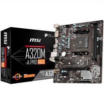 Placa Mãe MSI A320M-A Pro, AMD AM4, mATX, DDR4
