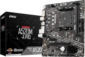 Placa MAE MSI A520M - a Pro AMD Ryzen AM4 DDR4 Matx Hdmi/dvi