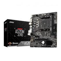 Placa mae msi a520m-a pro ddr4 socket amd m-atx chipset amd a520 a520m-a pro