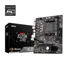 Placa-mãe MSI A520M-A PRO Gaming AMD Ryzen 5000 AM4 DDR4 Placa-mãe MSI A520M-A PRO Gaming AMD Ryzen 5000 AM4 DDR4