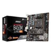 Placa Mãe MSI B450M-A PRO MAX 2x DDR4 m-ATX - B450M-A-PRO-MAX