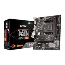 Placa Mãe MSI B450M-A PRO MAX AMD DDR4 Socket AM4 M-ATX - 911-7C52-030