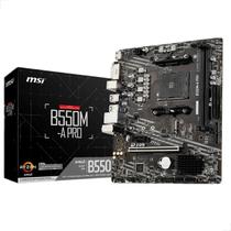 Placa Mãe MSI B550M-A PRO AMD AM4 DDR4 Micro-ATX M.2 Placa Mãe MSI B550M-A PRO AMD AM4 DDR4 Micro-ATX M.2
