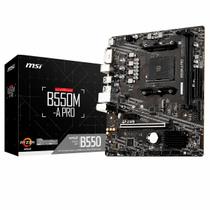 Placa Mae MSI B550M A-PRO DDR4 Socket AM4 M-ATX VGA Dport Placa Mae MSI B550M A-PRO DDR4 Socket AM4 M-ATX VGA Dport