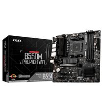 Placa-Mãe MSI B550M Pro-VDH WiFi, AMD AM4, mATX, DDR4, Preto - B550M PRO-VDH WIFI