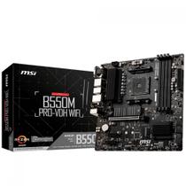 Placa Mãe MSI B550M PRO-VDH WIFI, Chipset B550, AMD AM4