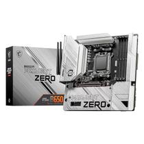 Placa Mãe MSI B650M Project Zero DDR5 Socket AMD AM5 Chipset B650 Micro ATX Placa Mãe MSI B650M Project Zero DDR5 Socket AMD AM5 Chipset B650 Micro ATX