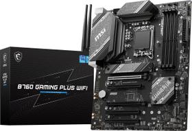 Placa-mãe MSI B760 Gaming Plus WiFi ATX com DDR5 e PCIe 4.0