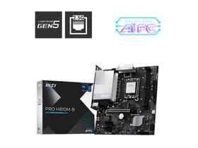 Placa Mae MSI INTEL LGA (1851) DDR5 Micro ATX - PRO H810M-B