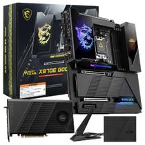 Placa-Mãe MSI MEG X670E Godlike, AMD, E-ATX, DDR5, RGB, Wi-Fi, Preto - MEG X670E GODLIKE