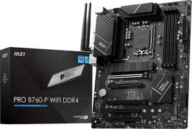 Placa-mãe MSI PRO B760-P WiFi DDR4 Pro Series ATX LGA 1700