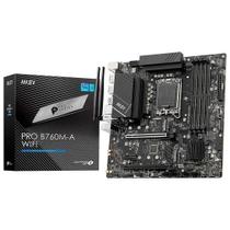 Placa Mãe MSI Pro B760M-A Wi-Fi Intel Soquete LGA 1700 Placa Mãe MSI Pro B760M-A Wi-Fi Intel Soquete LGA 1700