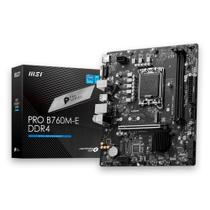 Placa mãe msi pro b760m-e ddr4 intel lga 1700 - 911-7d48-049