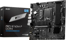 Placa-Mãe MSI PRO B760M-P DDR4 - LGA 1700 - Formato mATX