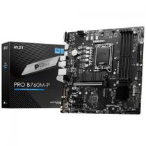Placa Mãe MSI PRO B760M-P DDR5, Chipset B760, Intel LGA 1700, mATX, DDR5 Placa Mãe MSI PRO B760M-P DDR5, Chipset B760, Intel LGA 1700, mATX, DDR5