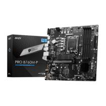 Placa Mãe Msi Pro B760m-p Ddr5 Lga 1700 Matx M.2 Vga Hdmi Display Port 911-7e02-023 Placa Mãe Msi Pro B760m-p Ddr5 Lga 1700 Matx M.2 Vga Hdmi Display Port 911-7e02-023