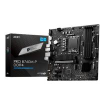 Placa-Mãe MSI PRO B760M-P, Intel B760, DDR4, Preto - PRO B760M-P DDR4