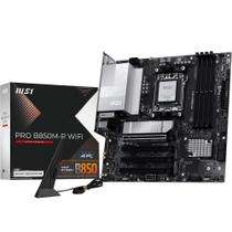 Placa-mãe MSI PRO B850M-P WiFi AM5 DDR5 Wi-Fi 7 Placa-mãe MSI PRO B850M-P WiFi AM5 DDR5 Wi-Fi 7