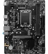 Placa Mãe MSI PRO H610M-S, Intel LGA1700, mATX, DDR4, Preto - PRO H610M-S Placa Mãe MSI PRO H610M-S, Intel LGA1700, mATX, DDR4, Preto - PRO H610M-S