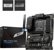 Placa mãe msi pro z790-p wifi, intel lga1700, chipset z790, atx, ddr5 - 911-7e06-010