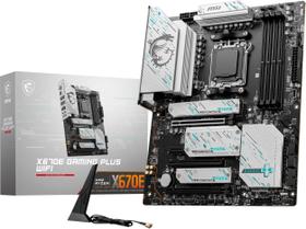 Placa-Mãe MSI X670E GAMING PLUS WIFI DDR5 AM5 ATX para Jogos