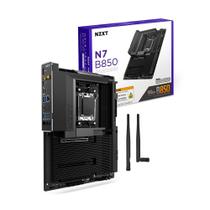 Placa-mãe NZXT N7 B850 AMD B850 AM5 DDR5 PCIe 5.0 Wi-Fi 6E