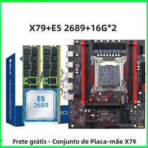 Placa-Mãe Para Jogos LGA 2011 SOYO X79 Com CPU E5 2689, RAM DDR3 ECC E Slot M.2