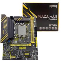 Placa Mãe Revenger G-B760, Socket Intel LGA1700, Chipset B760, DDR4, M.2 NVMe, USB 3.2, HDMI, Display Port - Micro ATX