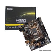 Placa Mae Revenger H310 LGA 1151 DDR4 1 x NVMe M.2 LAN 1000 MBPS - G-H310