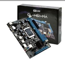 Placa Mae S1155 H61 DDR3/HDMI/VGA/USB2.0/LAN/SOM