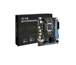 Placa Mãe Socket LGA 1155 STAR H61 HDMI VGA DDR3 Matx 4XSATA