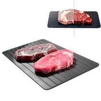Placa Mágica Para Descongelar Carnes Legumes Rápido Seguro