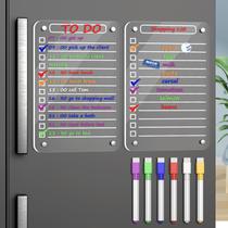 Placa magnética apagável a seco Pasenhome 30x20 cm, acrílico, 2 peças