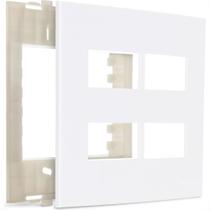Placa Margirius Sleek 4X4 Branca (4Modulos Distanciados) Com Suporte 16019 Placa Margirius Sleek 4X4 Branca (4Modulos Distanciados) Com Suporte 16019
