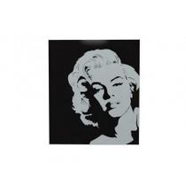 Placa Marilyn Monroe Laqueada 3D Mdf - 20 x16 cm
