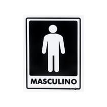 Placa Masculino 15 x 20 Cm PS66 Encartale Placa Masculino 15 x 20 Cm PS66 Encartale