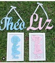 Placa maternidade anjo da guarda