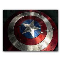 Placa MDF 20 cm x 30 cm - Capitão América America Shield