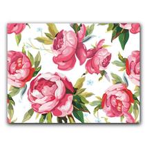 Placa MDF 20 cm x 30 cm - Flores Flowers (BD11)