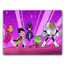 Placa MDF 20 cm x 30 cm - Jovens Titans Teen Titans (BD02)