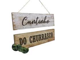 Placa Mdf churrasco